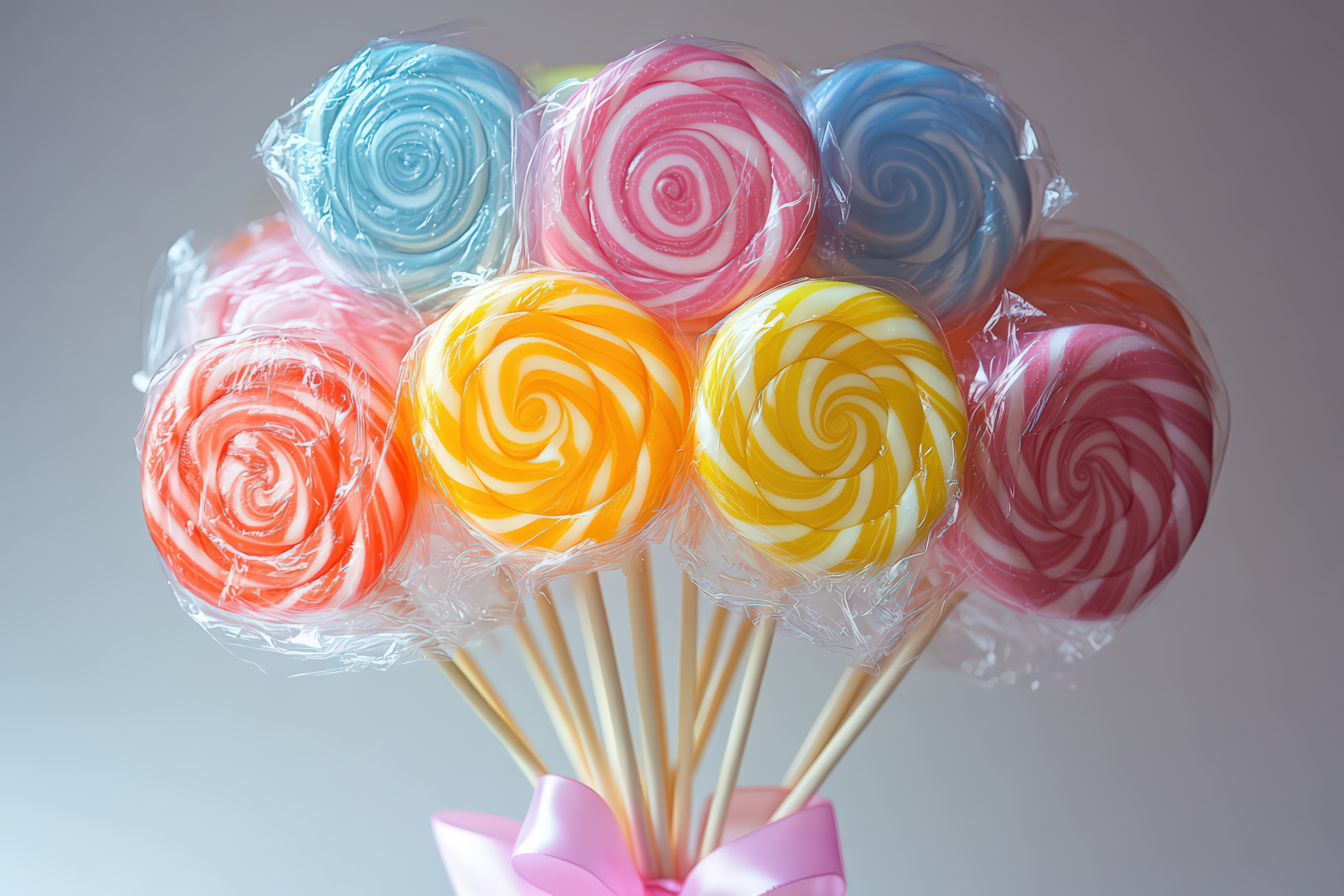 Candy bouquet of lollipops